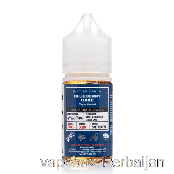 Vape Baku Blueberry Cake - BSX Salts Series - 30mL 30mg